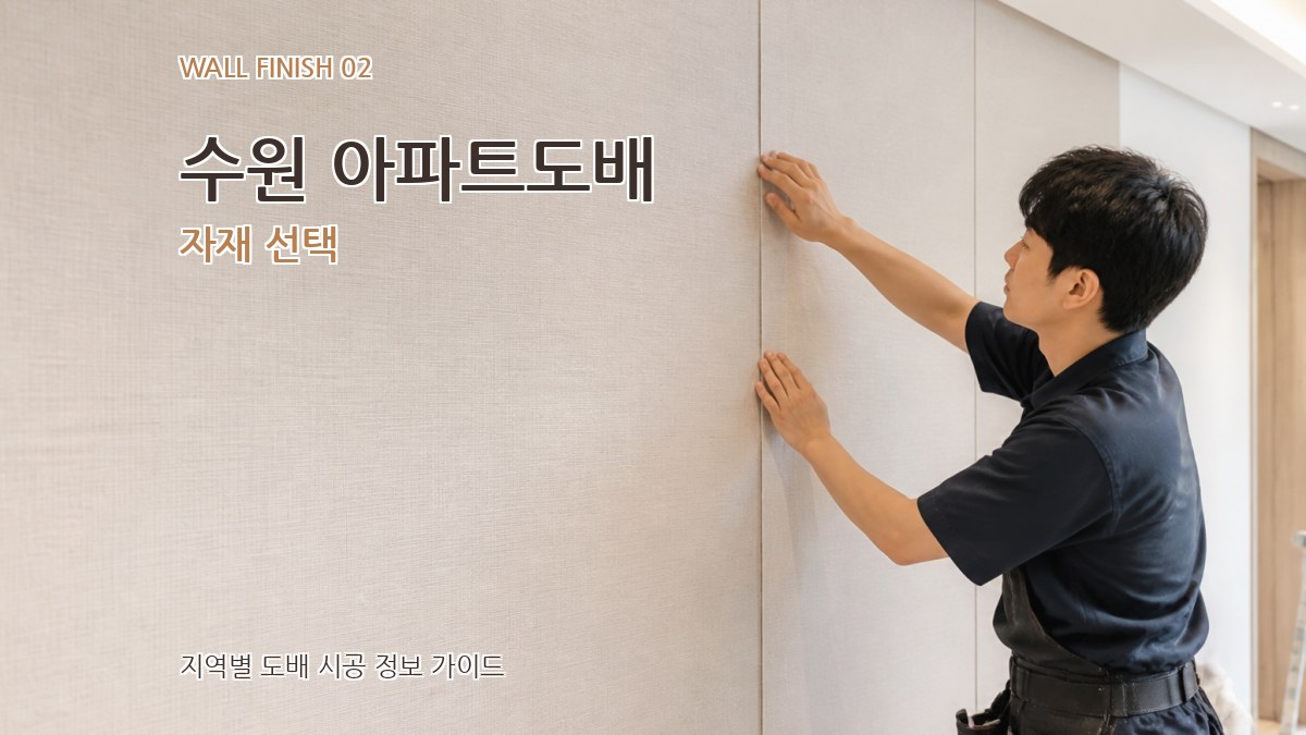 수원 아파트도배 자재 선택