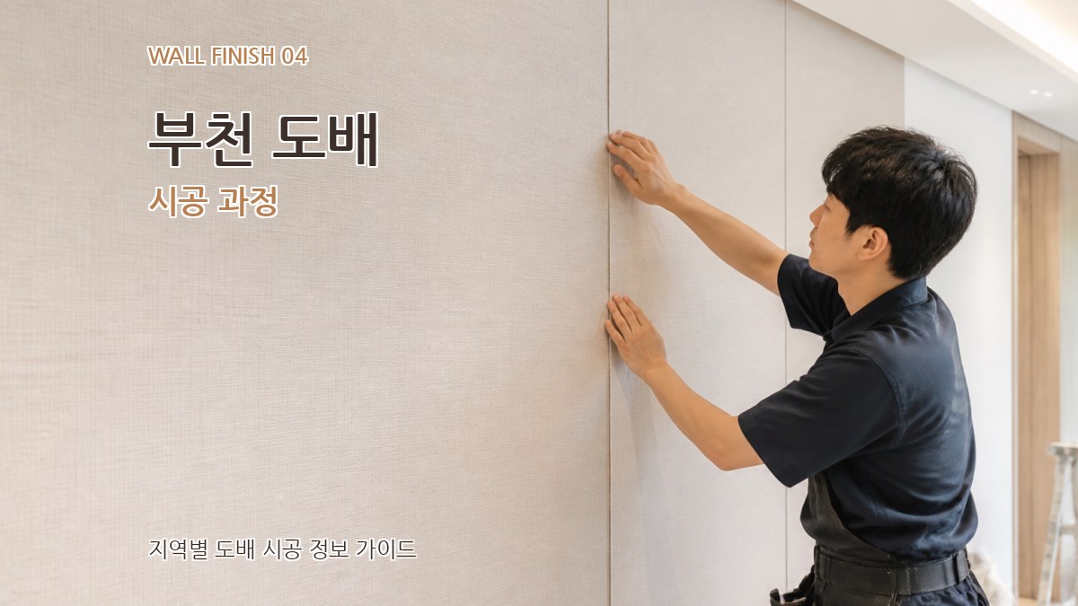 부천 도배 시공 과정