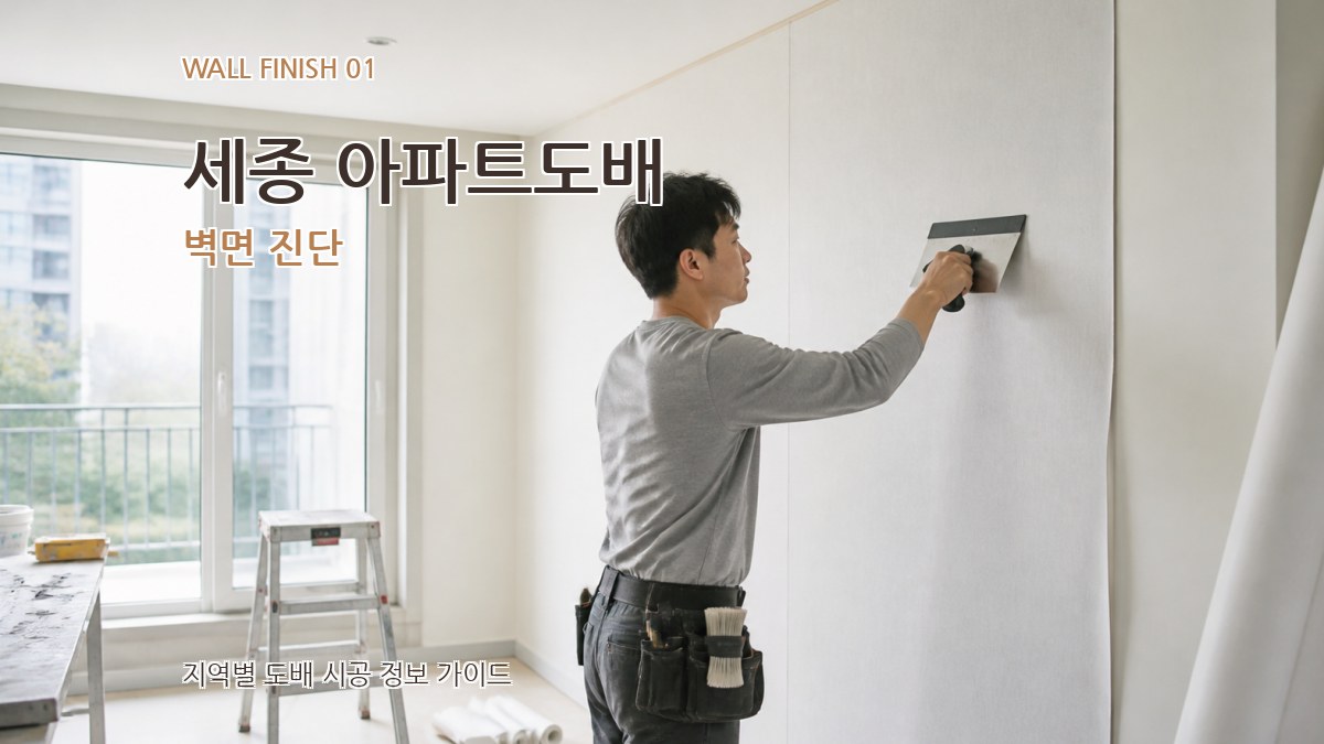 세종 아파트도배