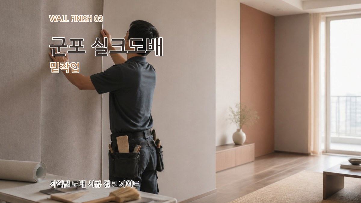 군포 실크도배 밑작업