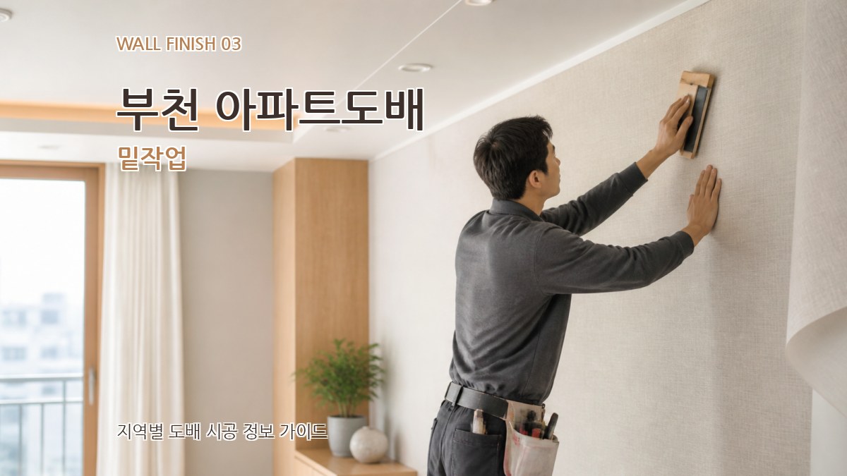 부천 아파트도배 밑작업