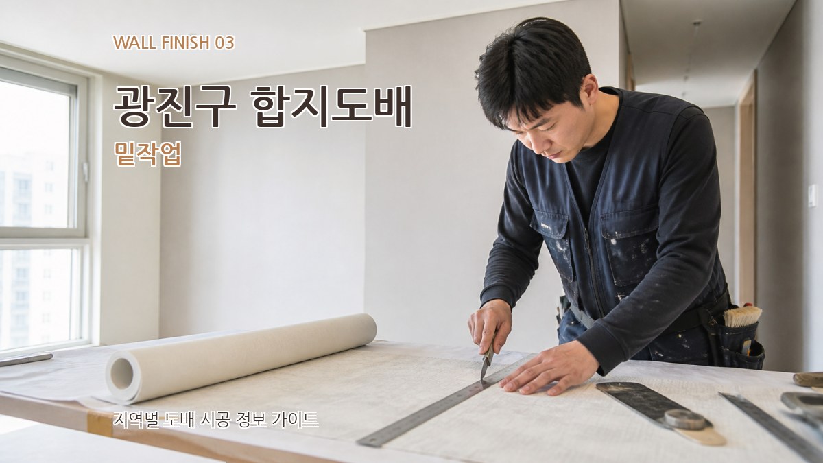 광진구 합지도배 밑작업