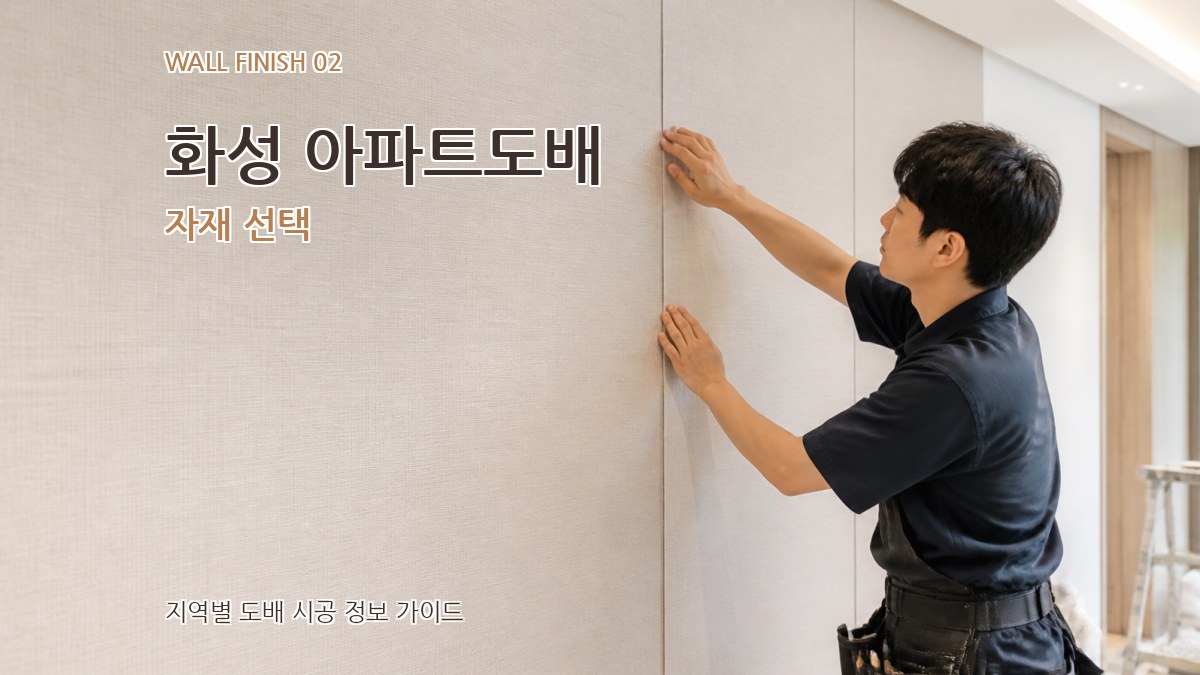 화성 아파트도배 자재 선택