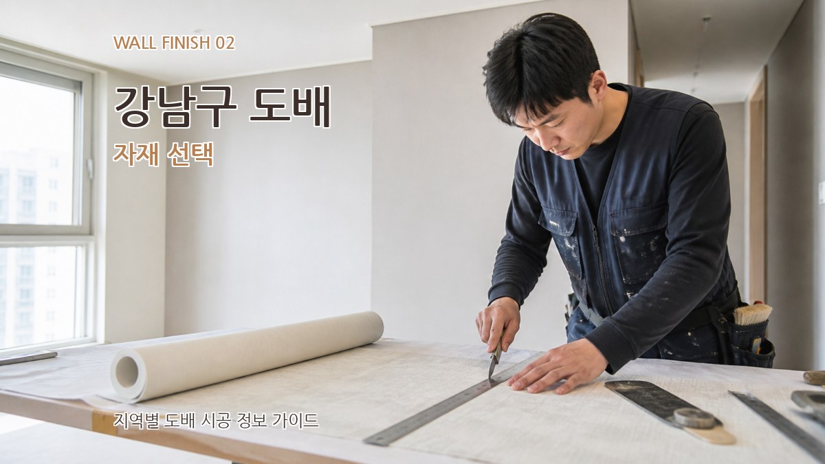 강남구 도배 자재 선택