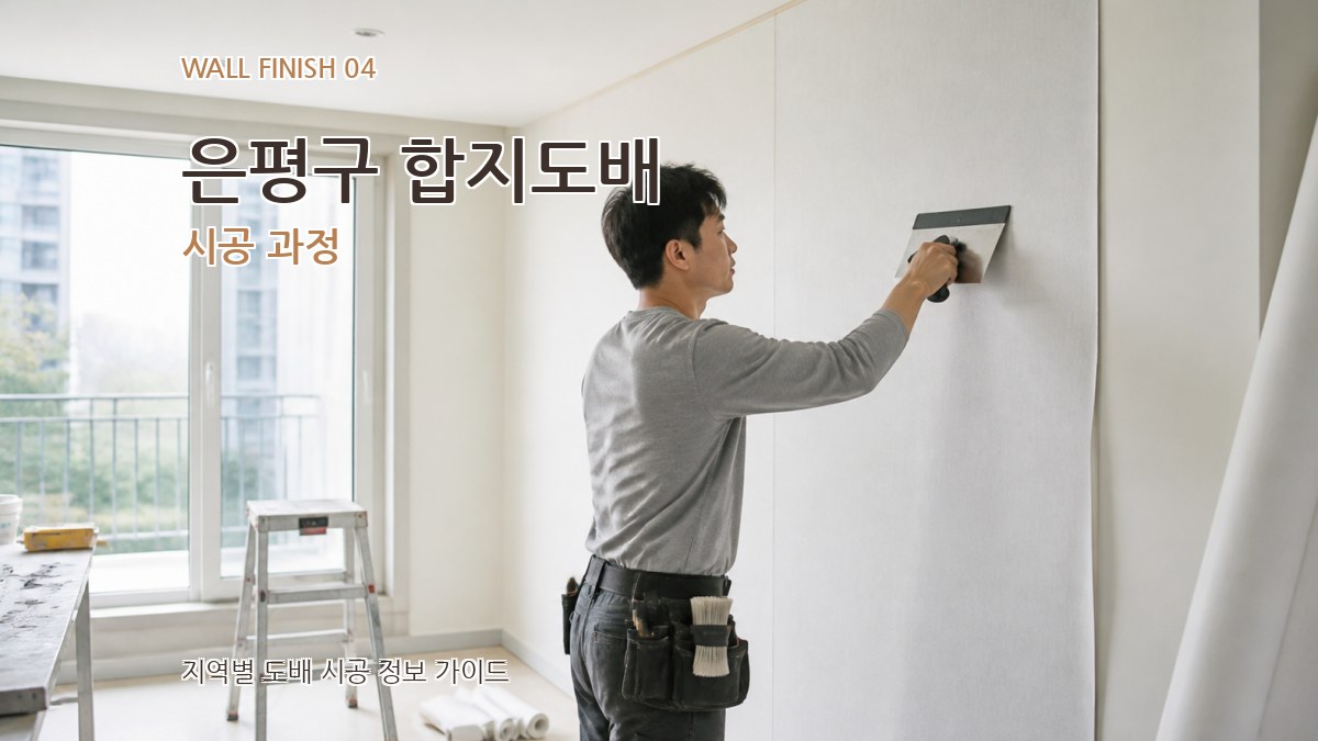 은평구 합지도배 시공 과정