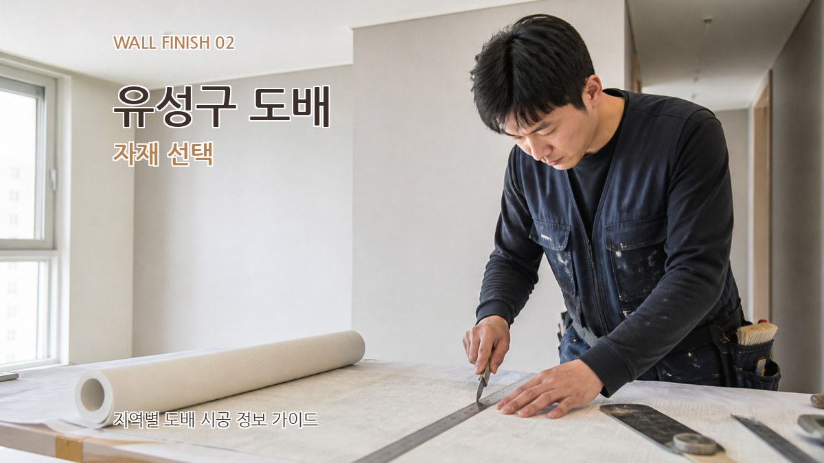 유성구 도배 자재 선택