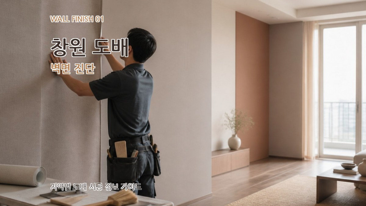창원 도배 벽면 진단