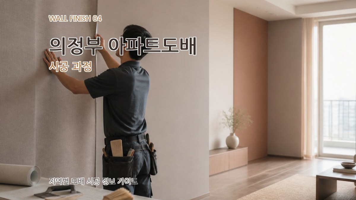 의정부 아파트도배 시공 과정