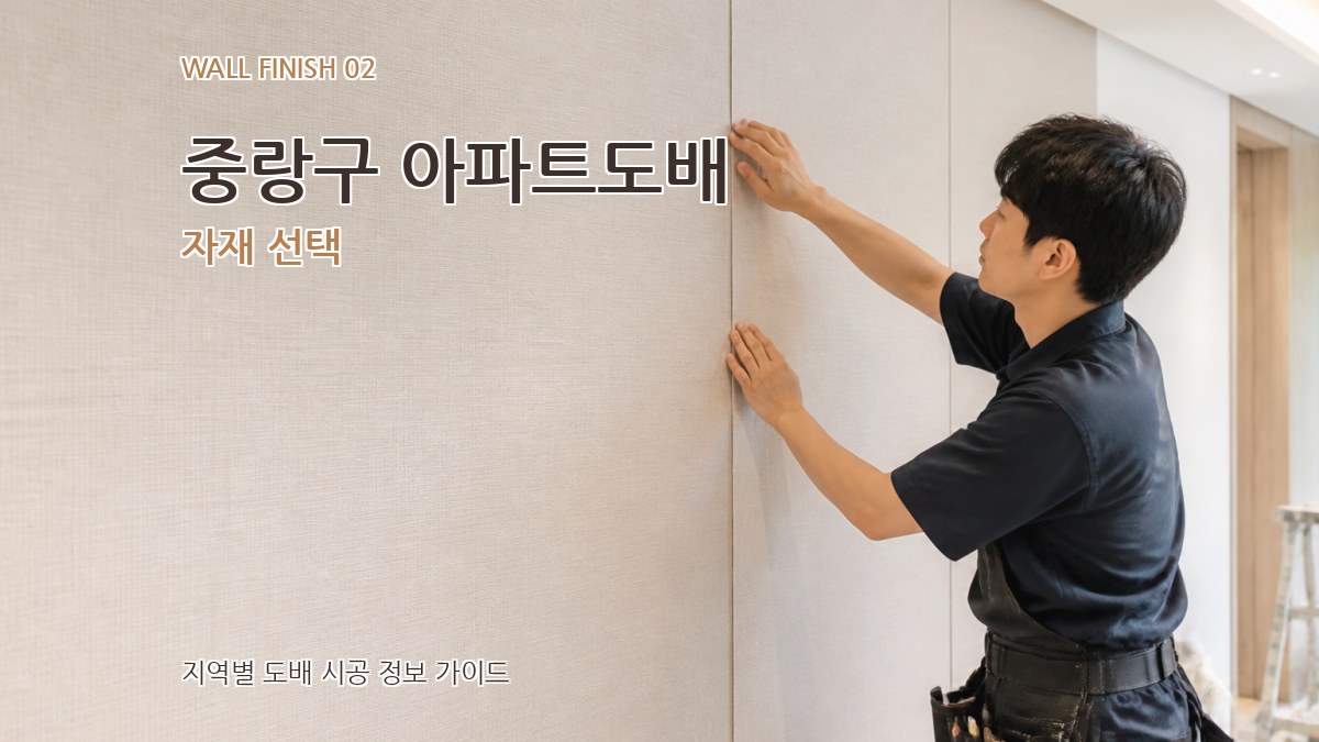중랑구 아파트도배 자재 선택