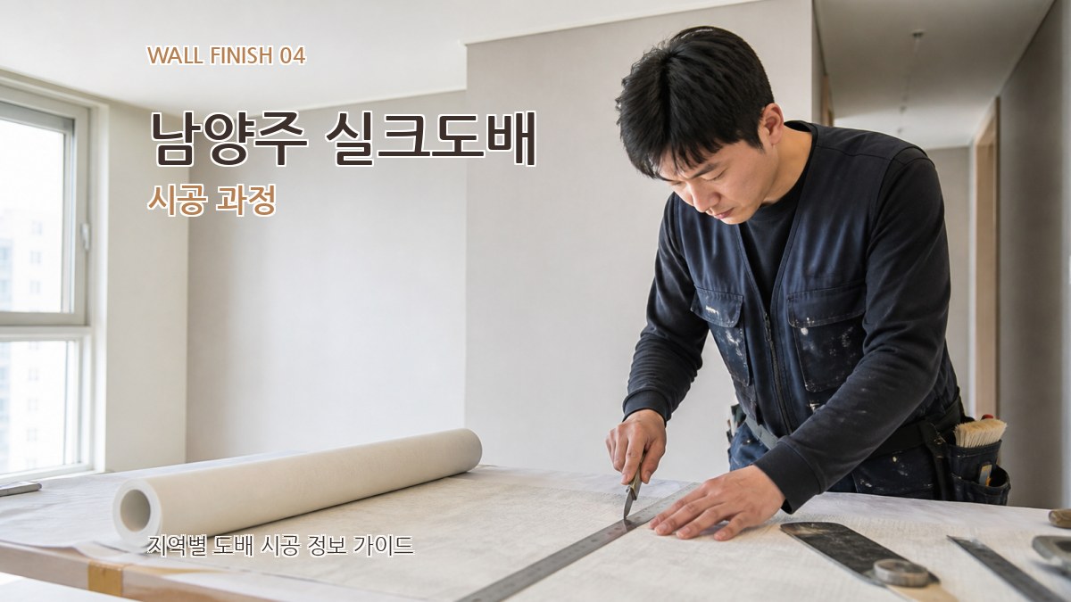 남양주 실크도배 시공 과정