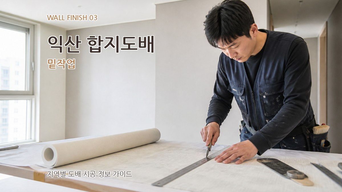 익산 합지도배 밑작업