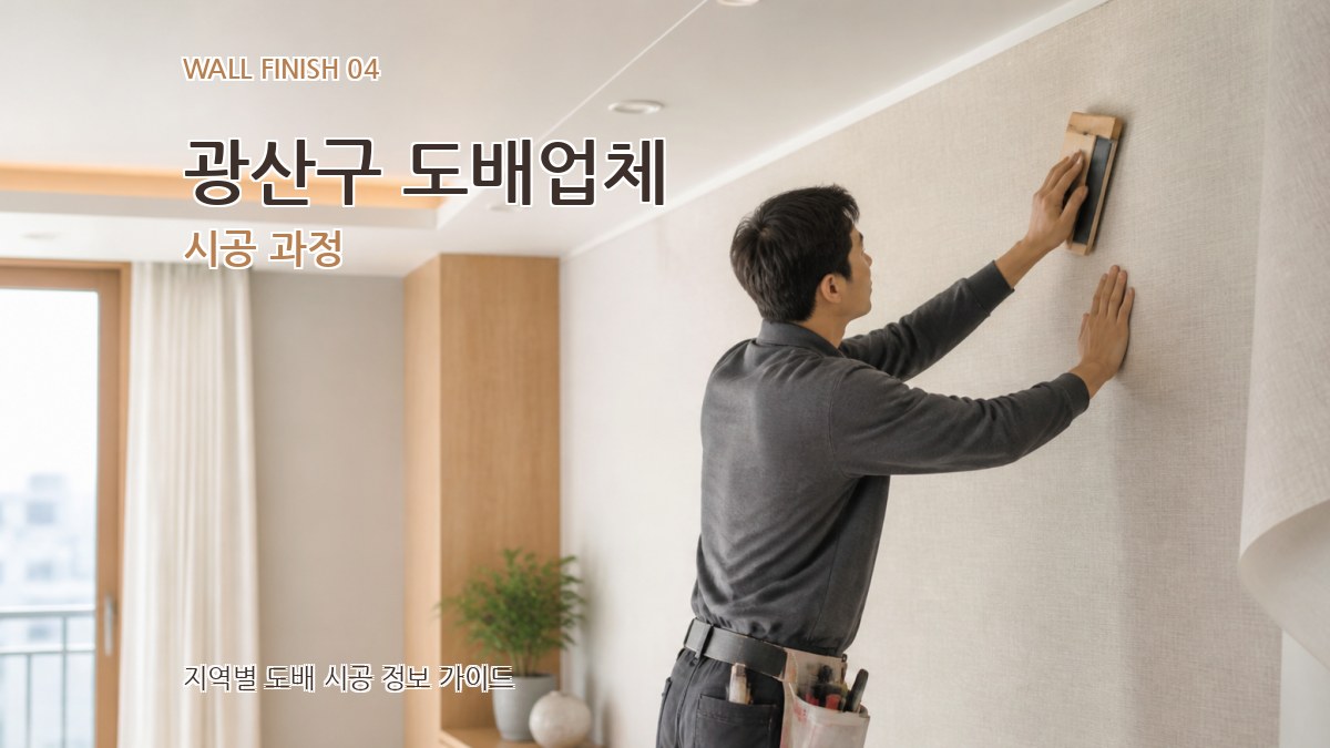 광산구 도배업체 시공 과정