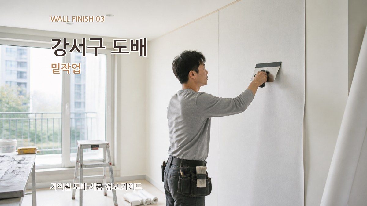 강서구 도배 밑작업