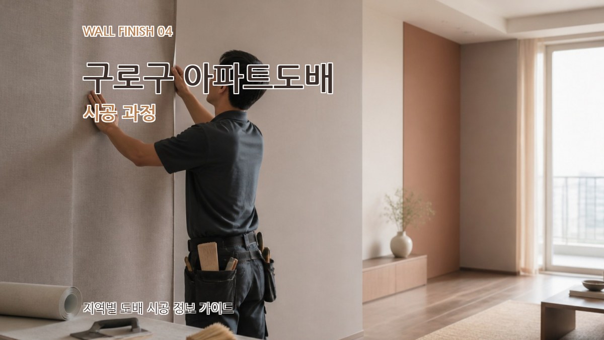 구로구 아파트도배 시공 과정