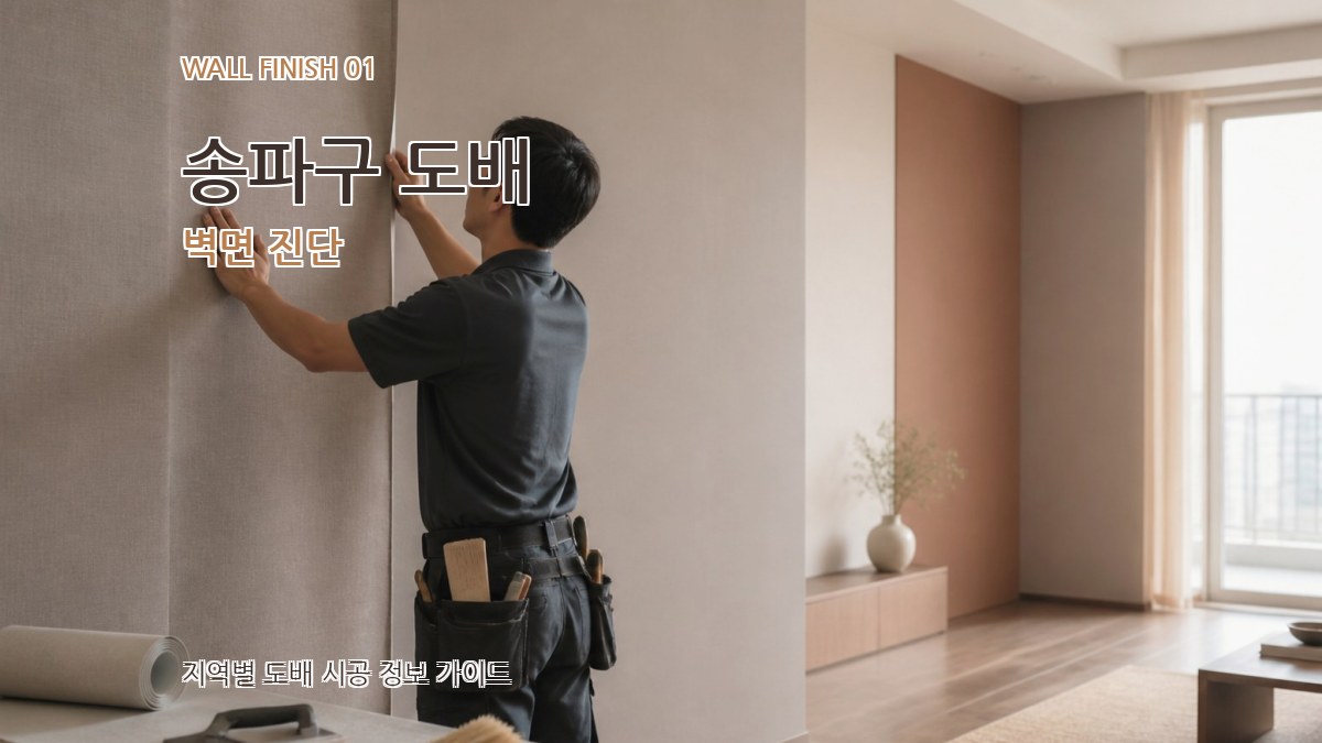송파구 도배 벽면 진단