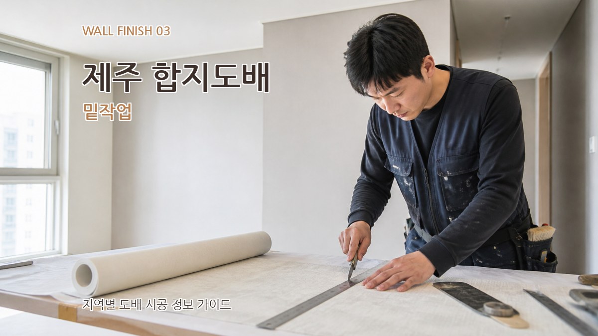 제주 합지도배 밑작업