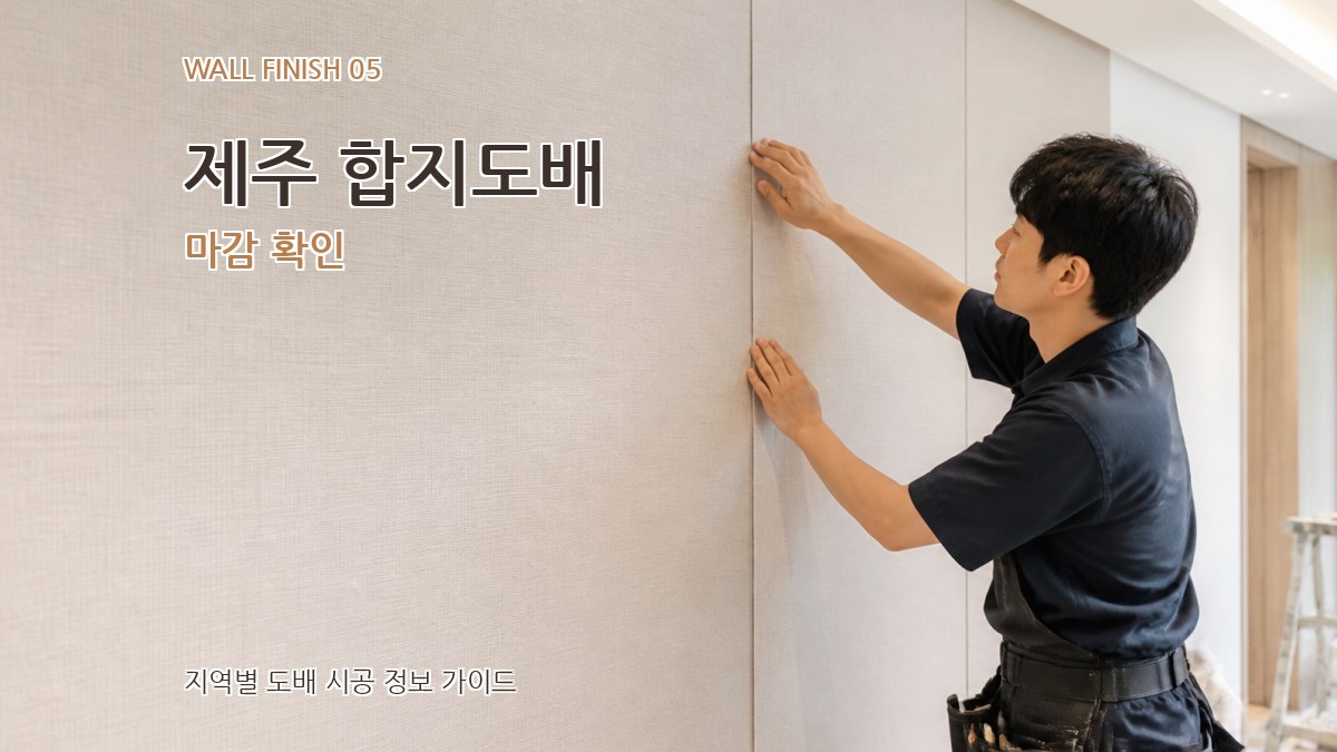 제주 합지도배 마감 확인