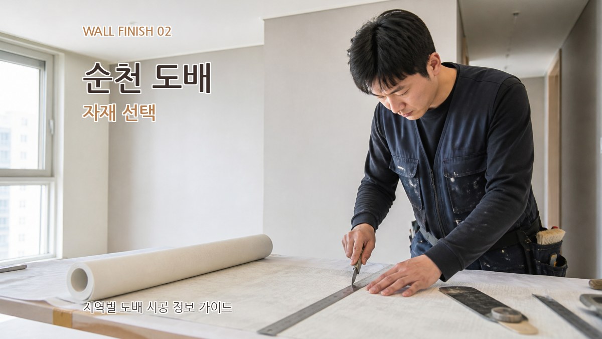 순천 도배 자재 선택