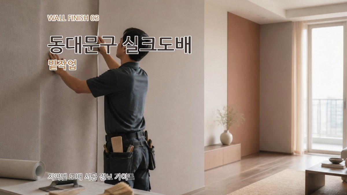 동대문구 실크도배 밑작업