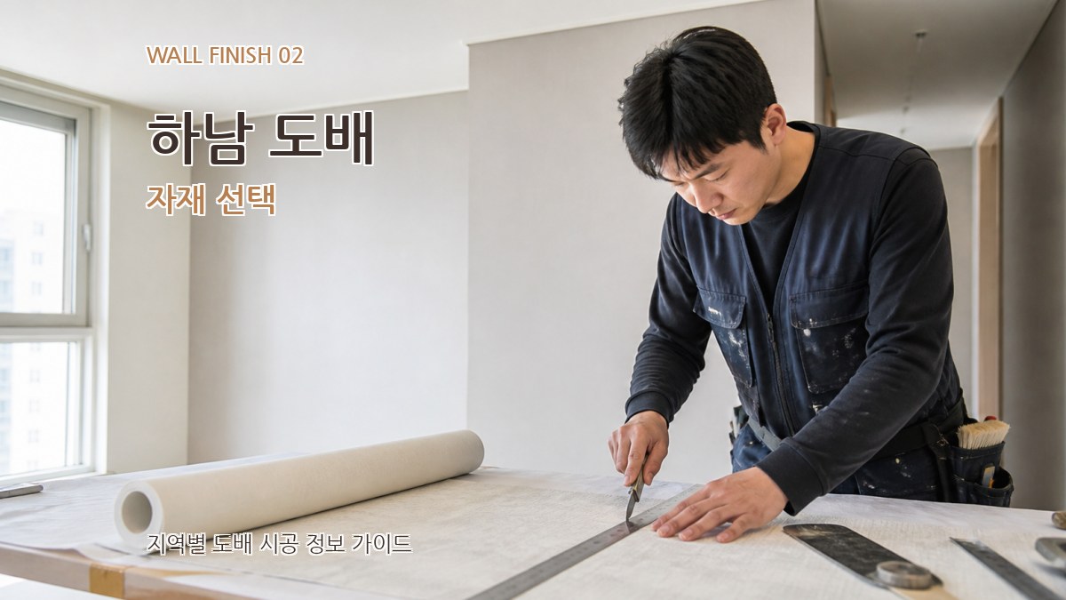 하남 도배 자재 선택