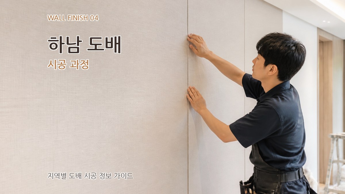 하남 도배 시공 과정