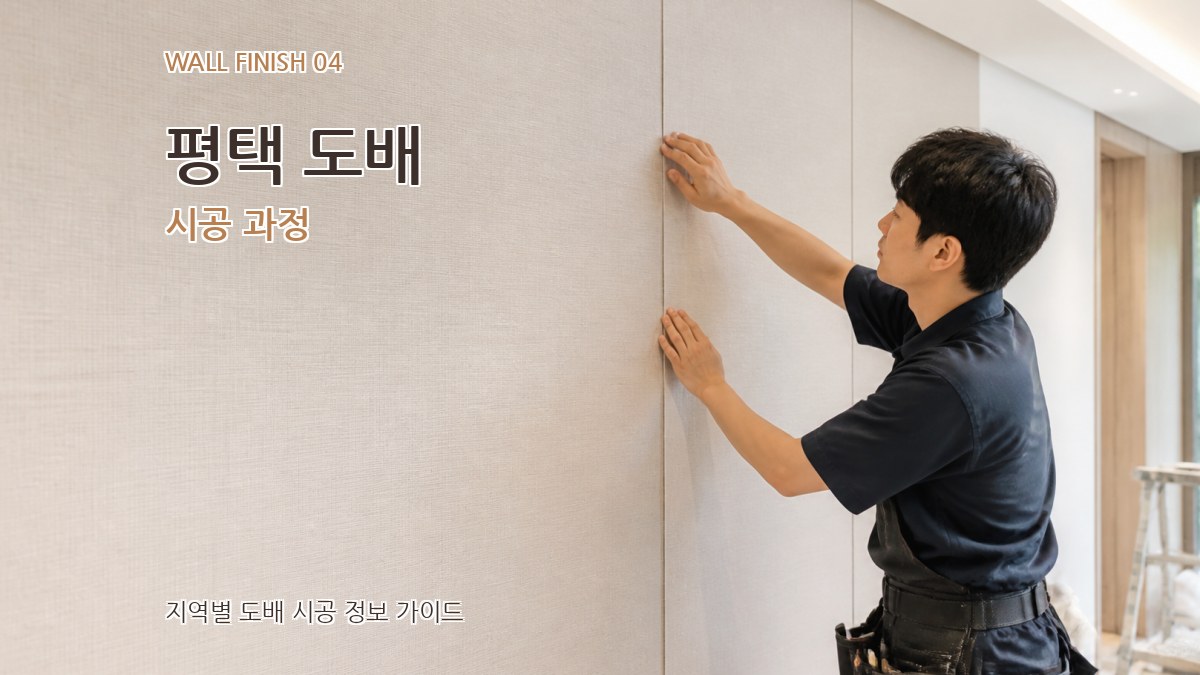 평택 도배 시공 과정