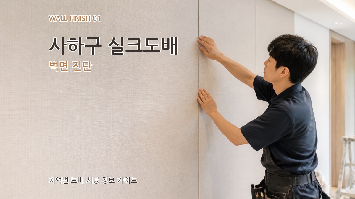 사하구 실크도배 벽면 진단