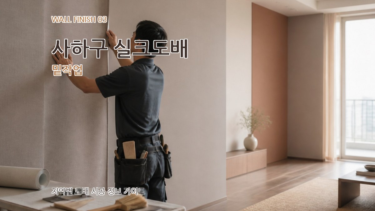 사하구 실크도배 밑작업
