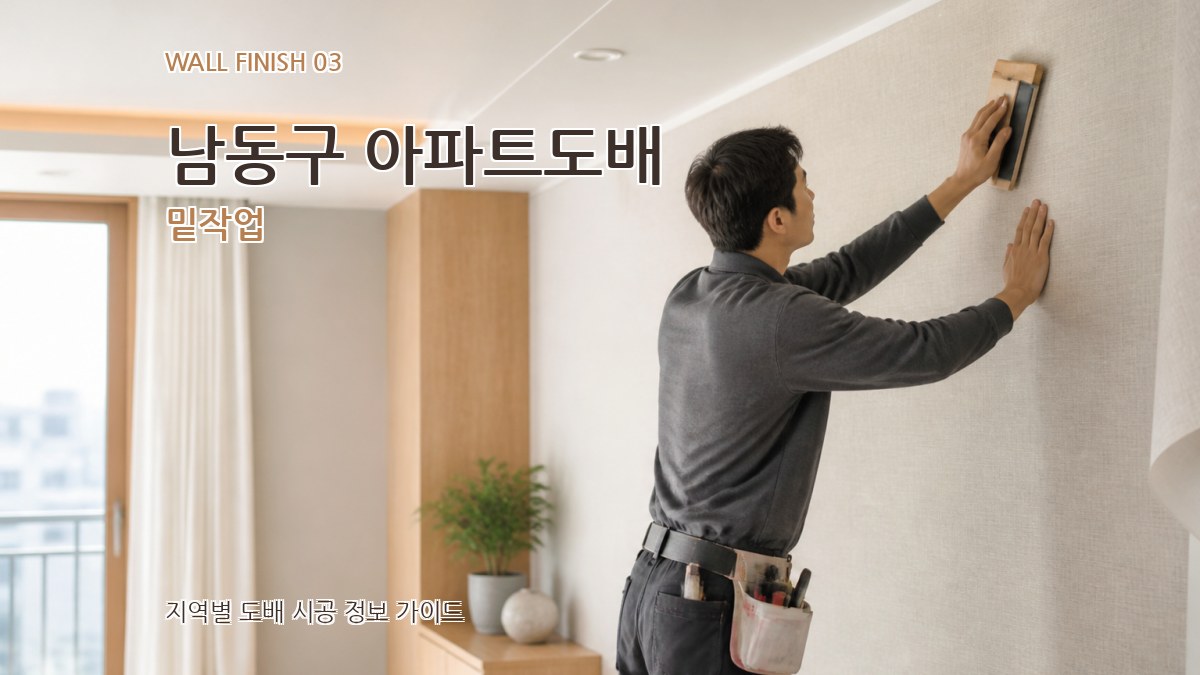 남동구 아파트도배 밑작업