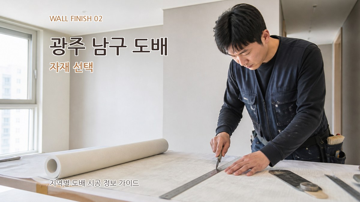 광주 남구 도배 자재 선택