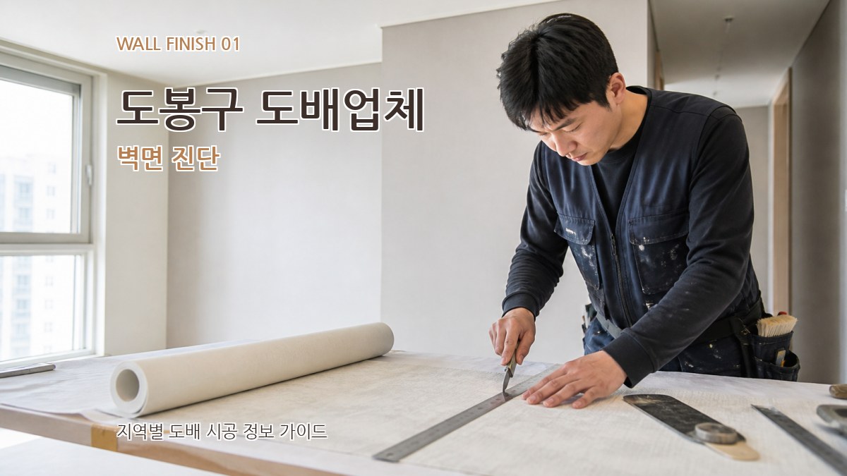 도봉구 도배업체 벽면 진단