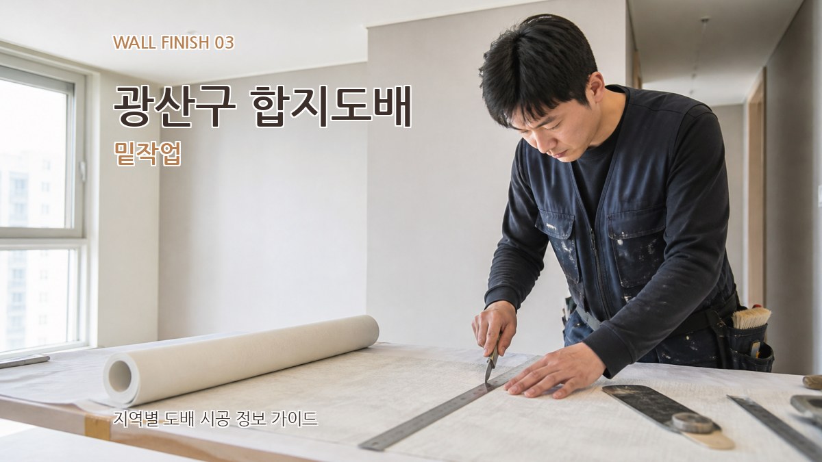 광산구 합지도배 밑작업