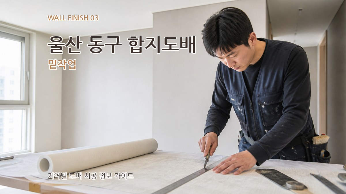 울산 동구 합지도배 밑작업