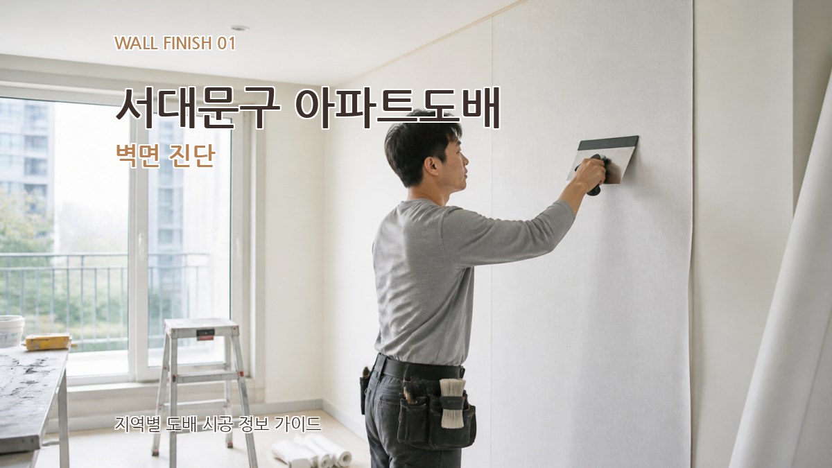 서대문구 아파트도배