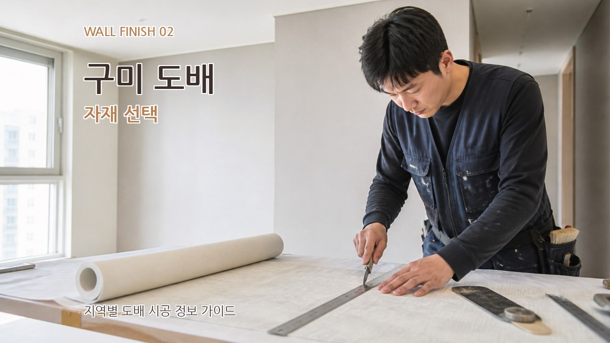 구미 도배 자재 선택