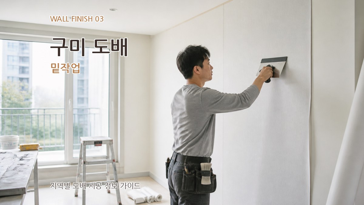 구미 도배 밑작업