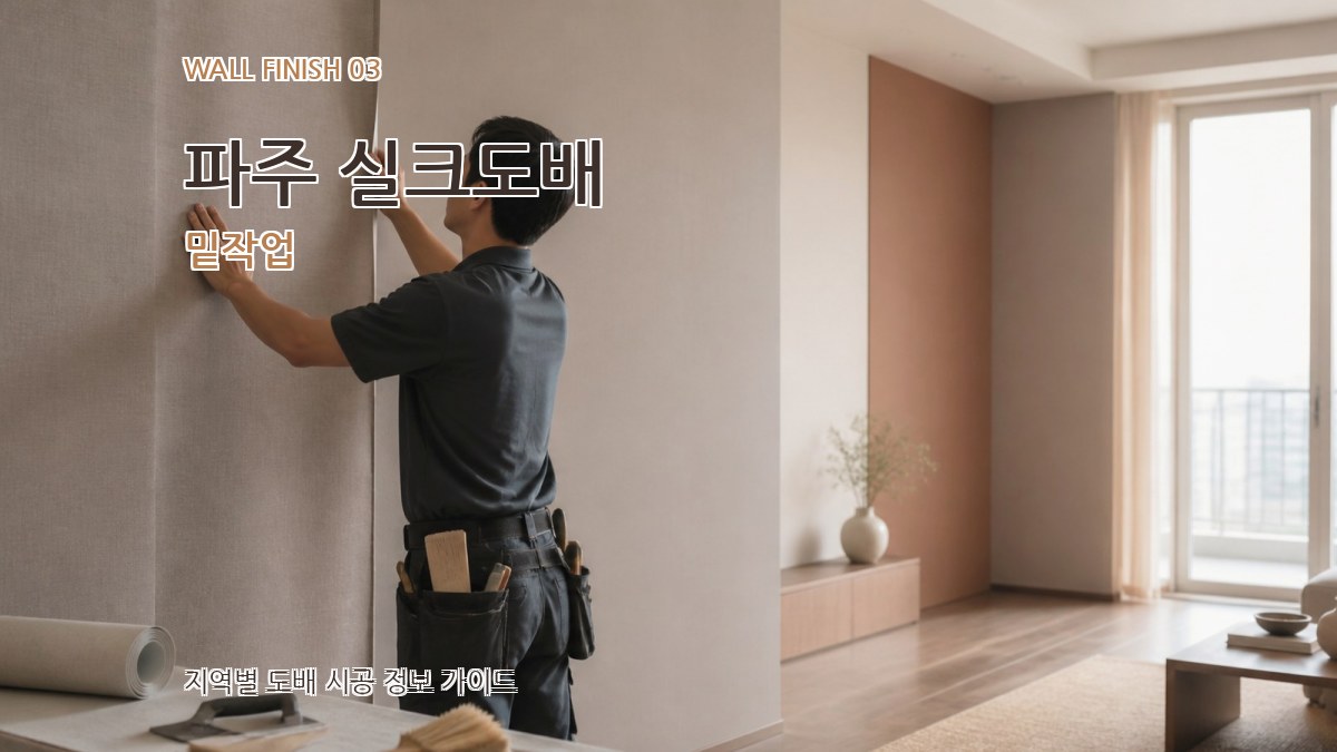 파주 실크도배 밑작업