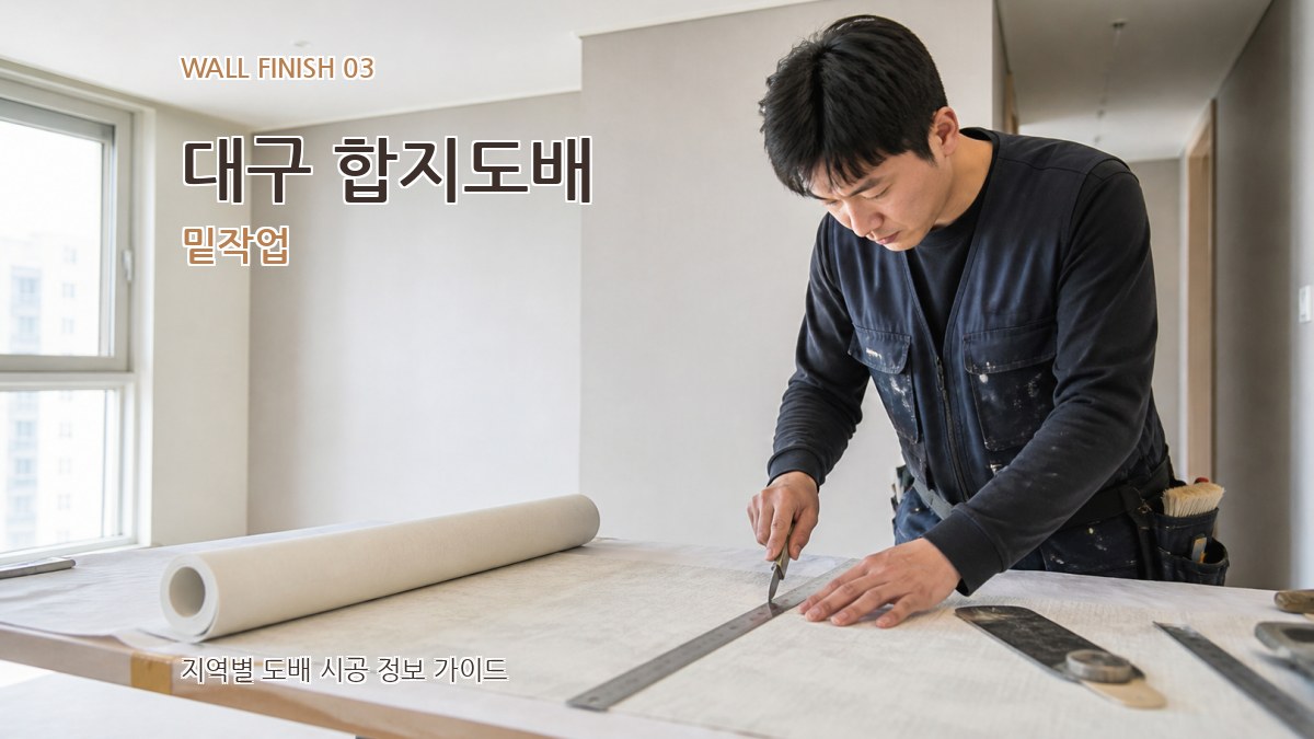 대구 합지도배 밑작업