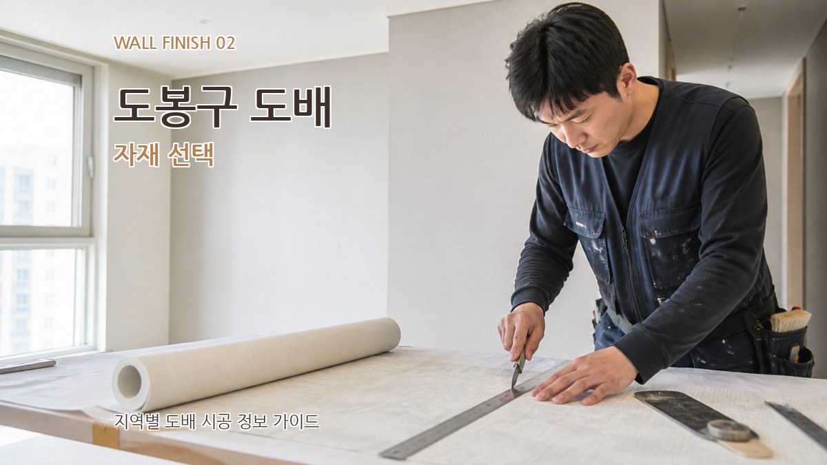 도봉구 도배 자재 선택