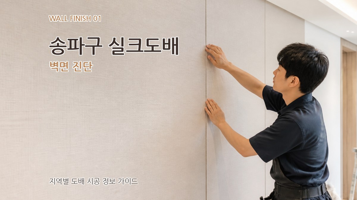 송파구 실크도배