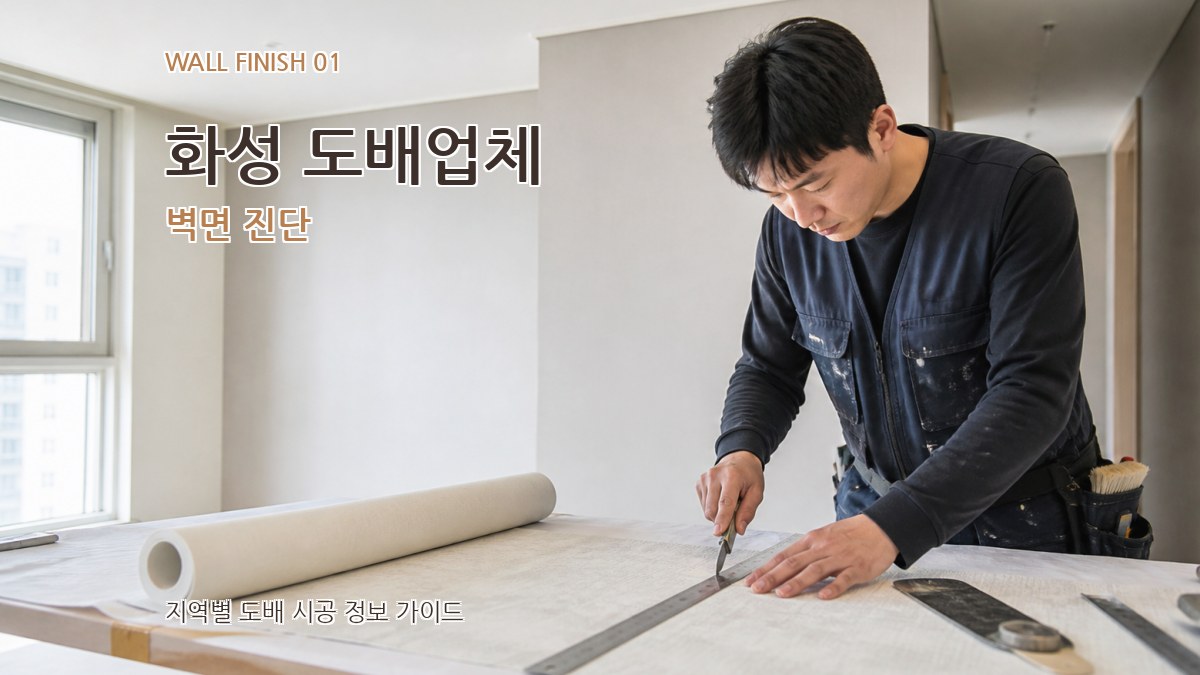 화성 도배업체 벽면 진단