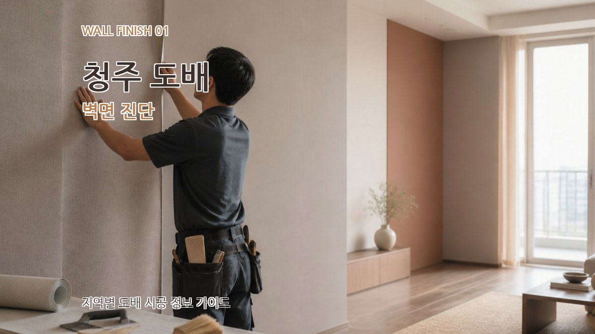 청주 도배 벽면 진단