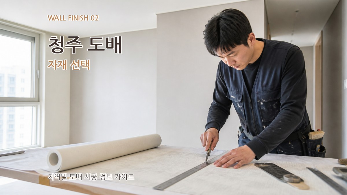 청주 도배 자재 선택
