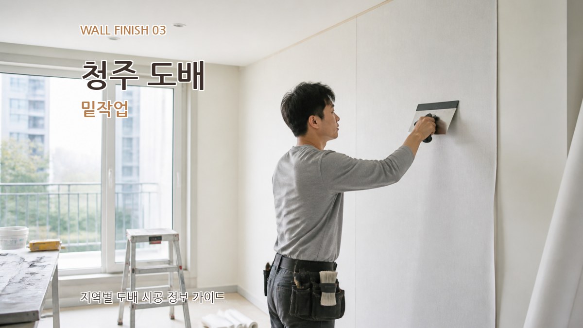 청주 도배 밑작업