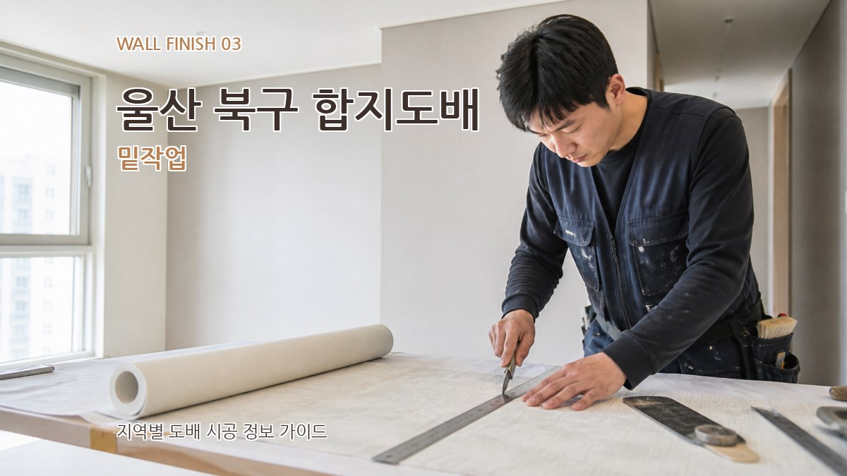 울산 북구 합지도배 밑작업