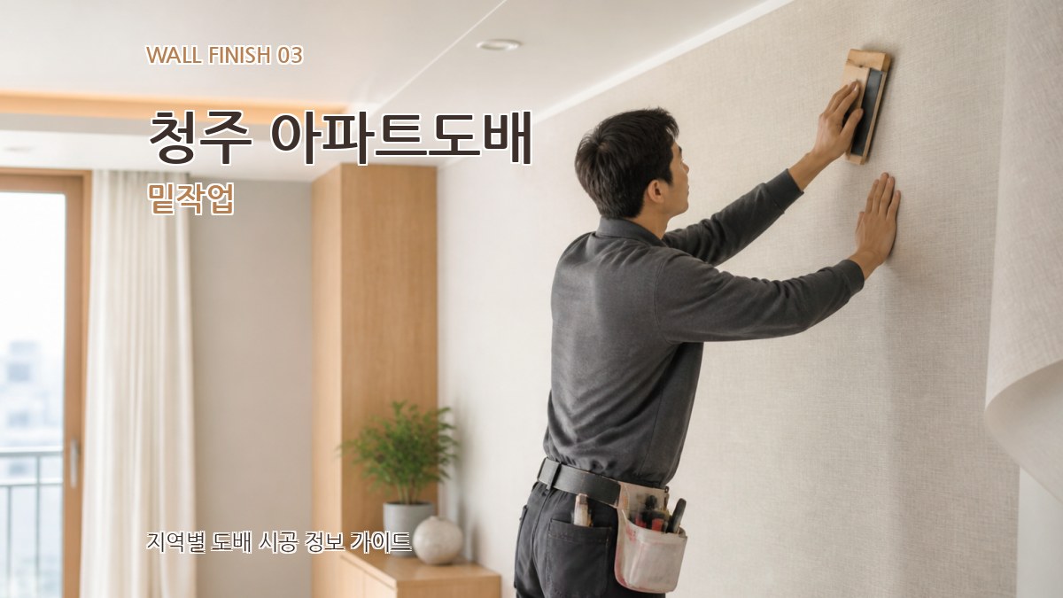 청주 아파트도배 밑작업