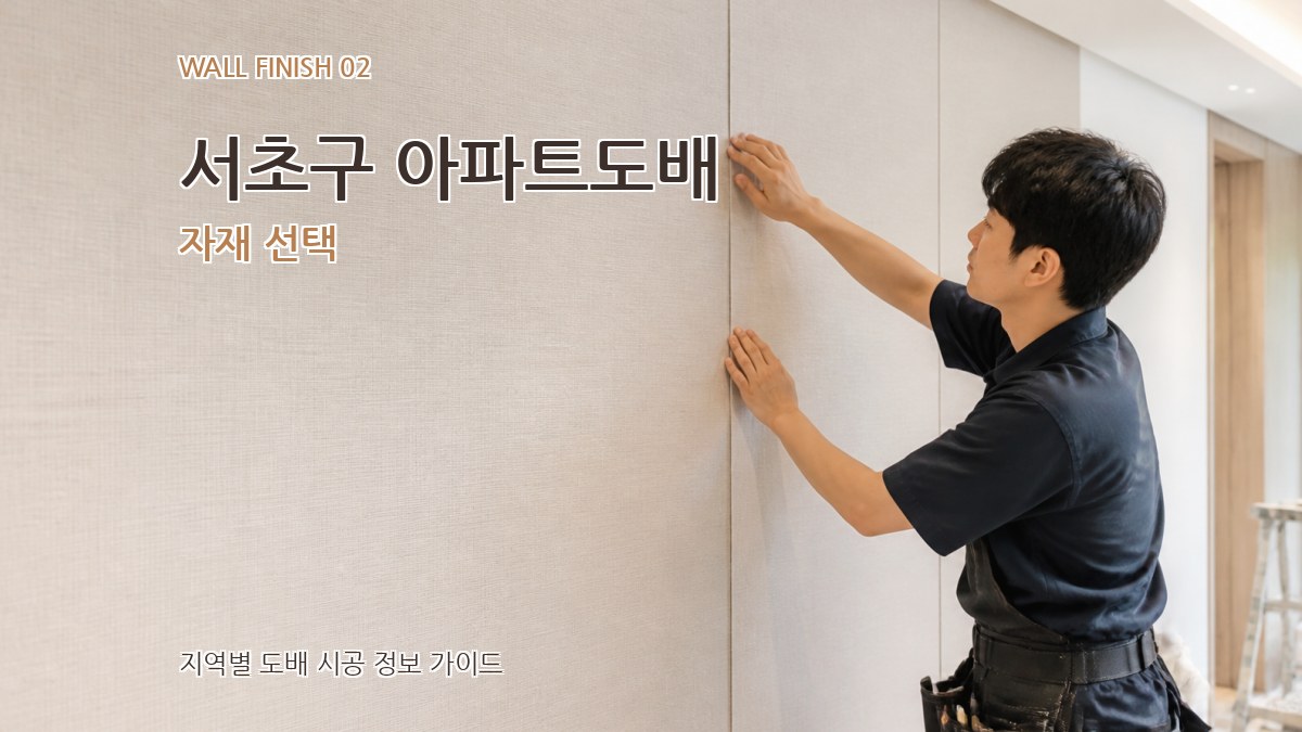 서초구 아파트도배 자재 선택