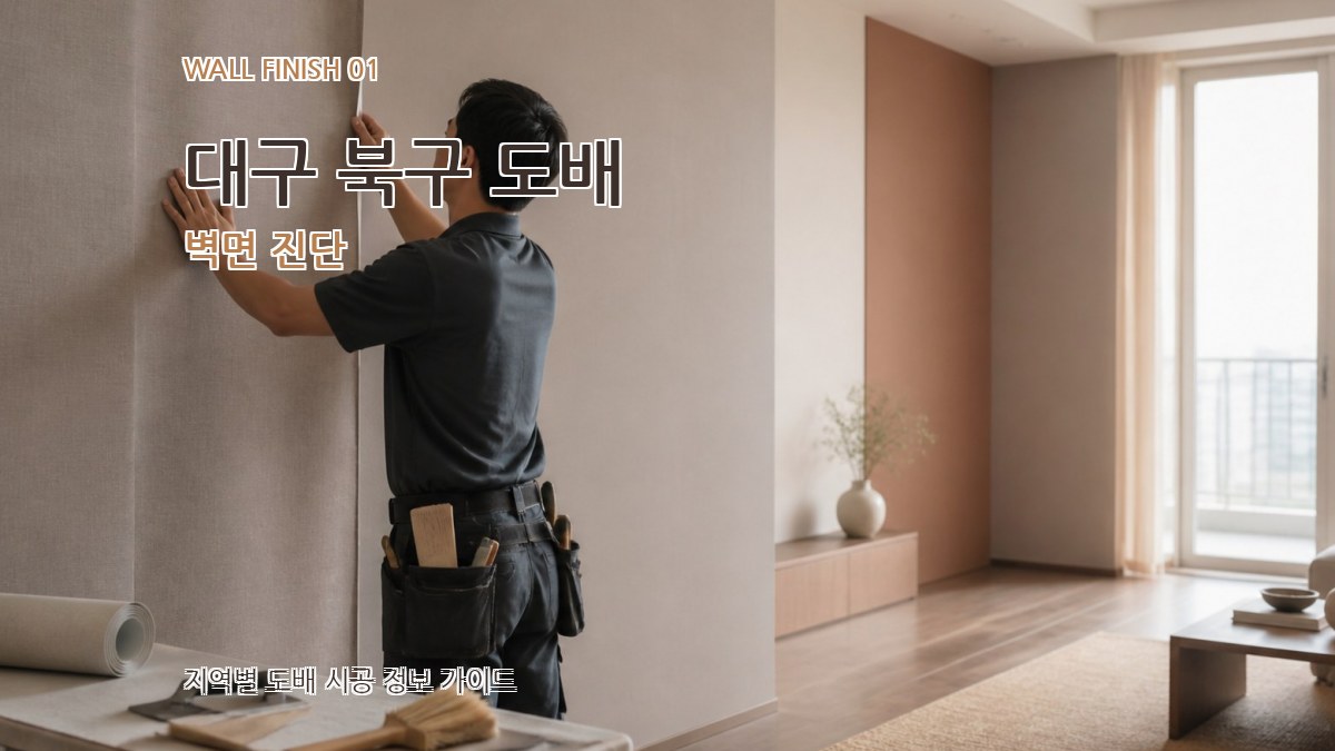 대구 북구 도배 벽면 진단