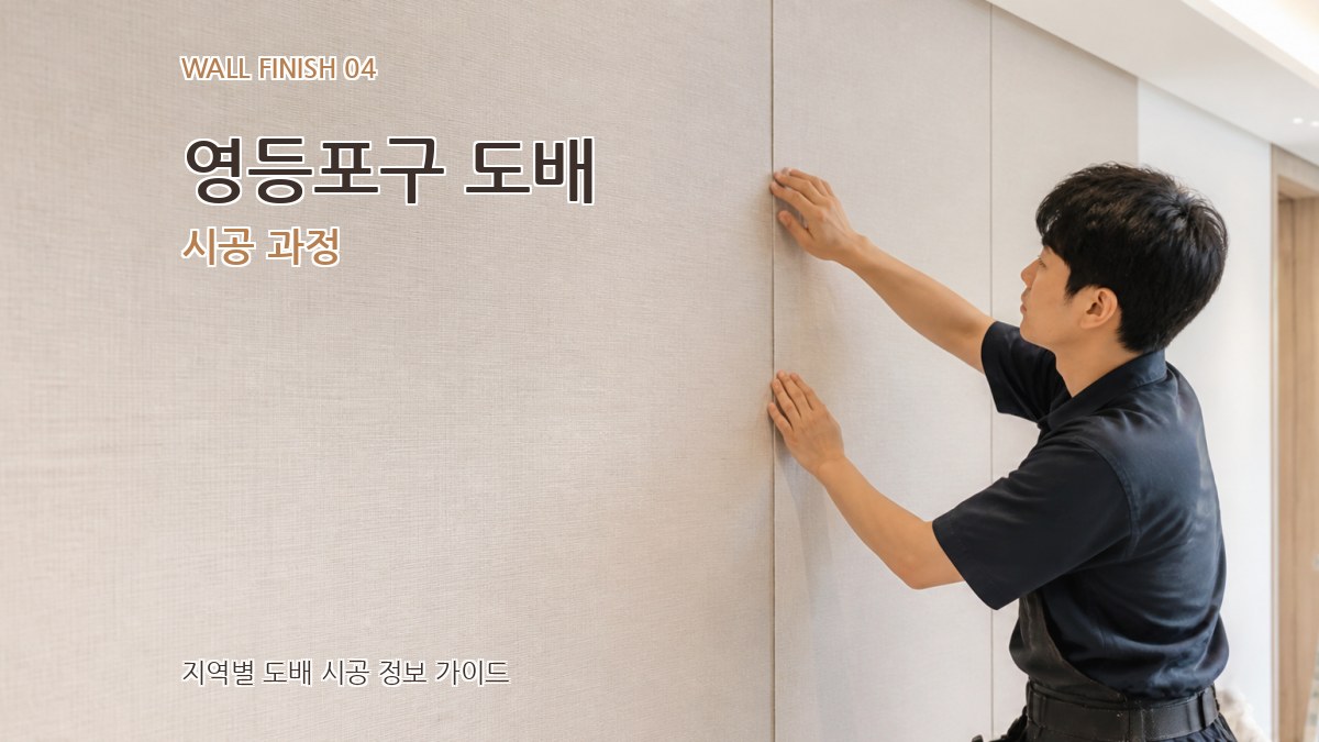 영등포구 도배 시공 과정