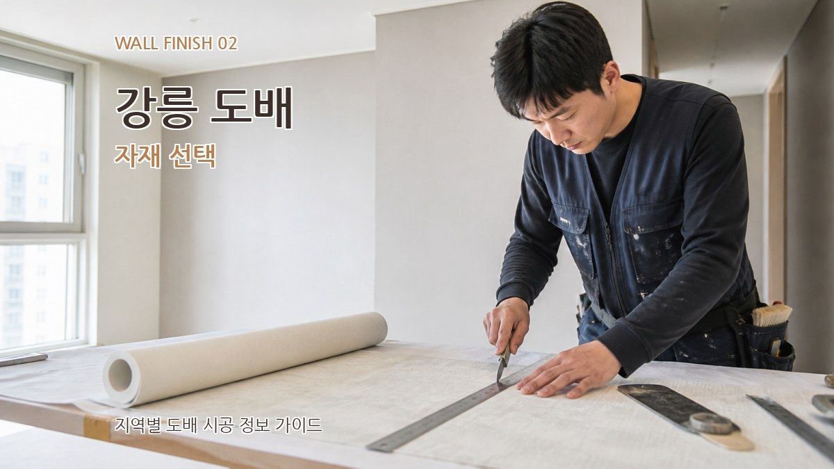 강릉 도배 자재 선택